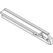 Refrigerator Glide for GE GNS23GGHBFBB - Part WR72X10302