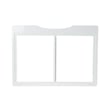 Refrigerator Crisper Drawer Cover Frame for GE GDSC0KCXCRBB - Part WR72X10307