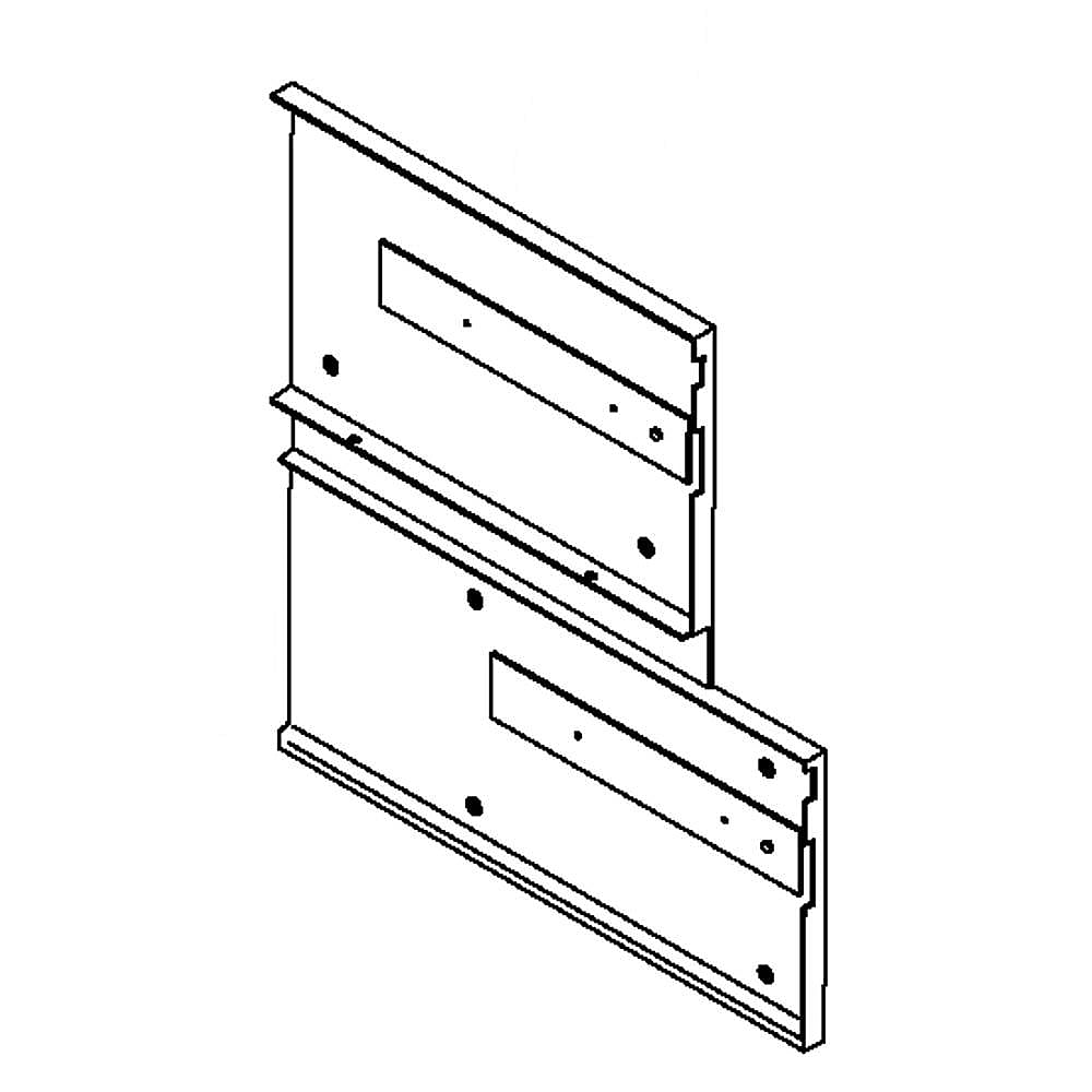 Part #wr72X10329, Pan Side Support, Right / 36.30 x 18.00 x 10.60