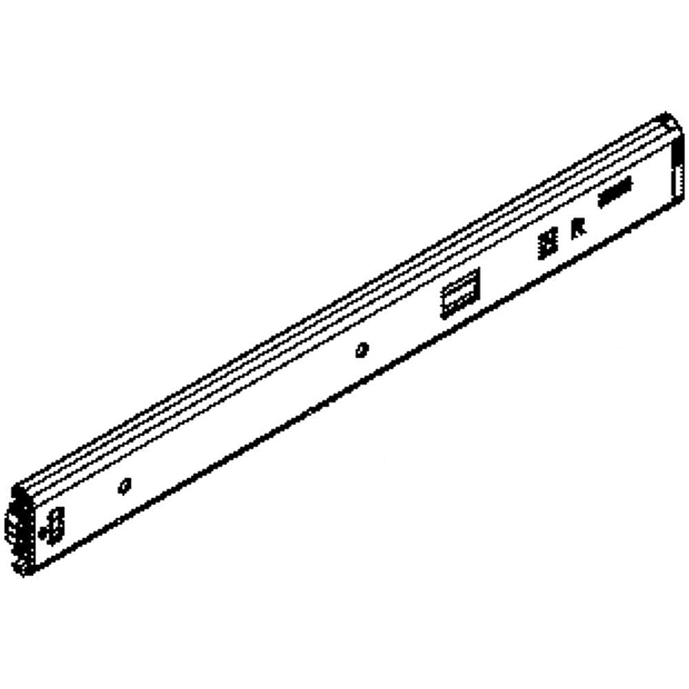 Part #wr72X10452, Refrigerator Freezer Drawer Slide Rail Assembly, Right / 4.00 x 4.70 x 3.30