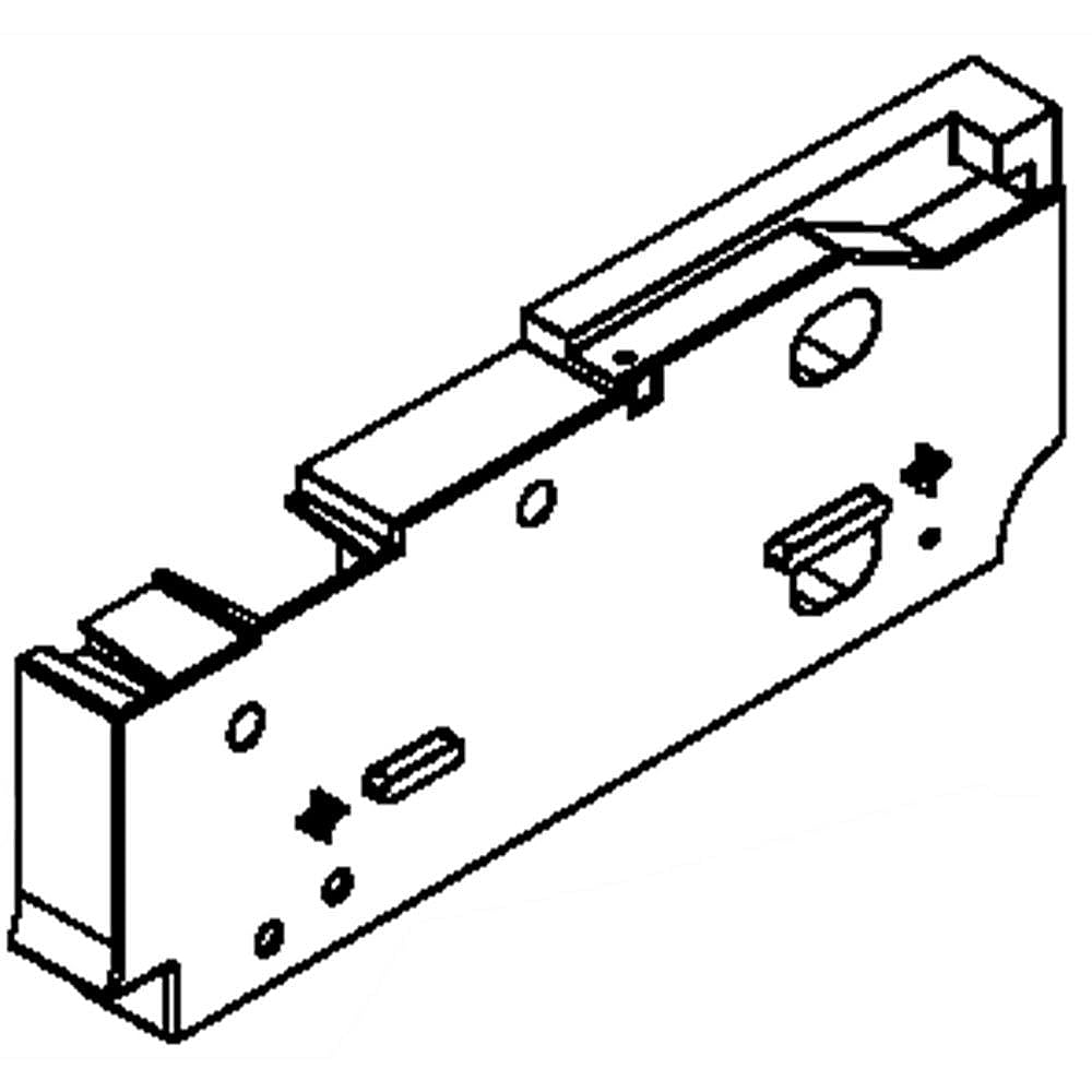 Part #wr72X10461, Refrigerator Support, Left