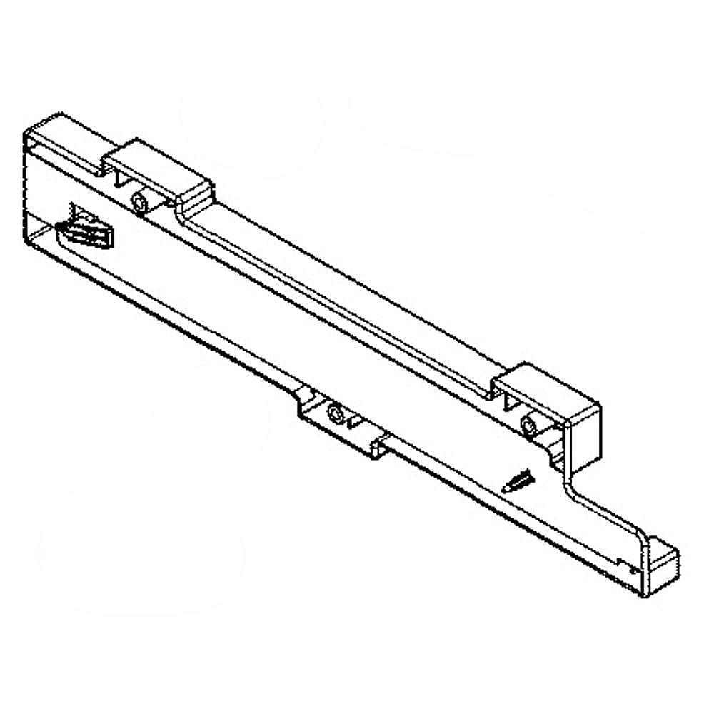 Part #wr72X29576, Upper Basket Slide Left / 14.00 x 9.50 x 1.70