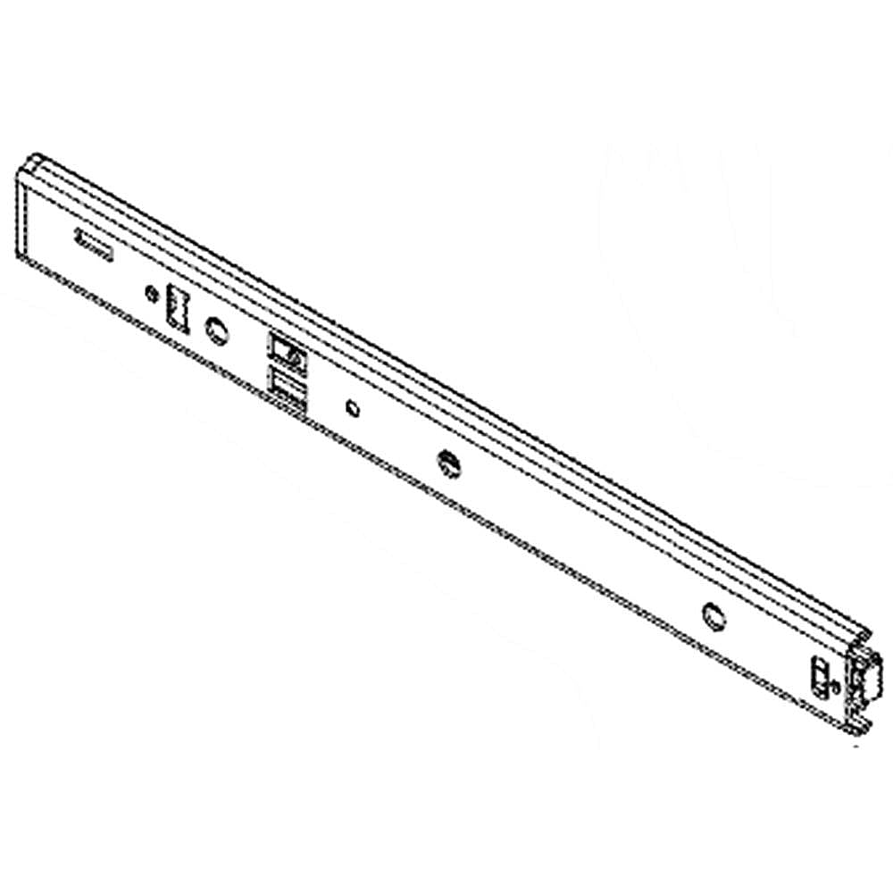 GE Part #wr72X29584, Lower Basket Slide | 19.00 x 4.60 x 3.20