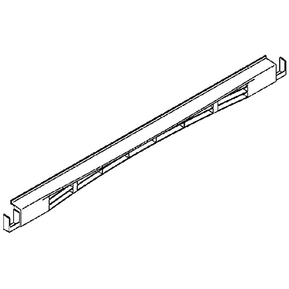GE Part #wr74X10093, Refrigerator Toe Grille | 38.60 x 3.40 x 3.10