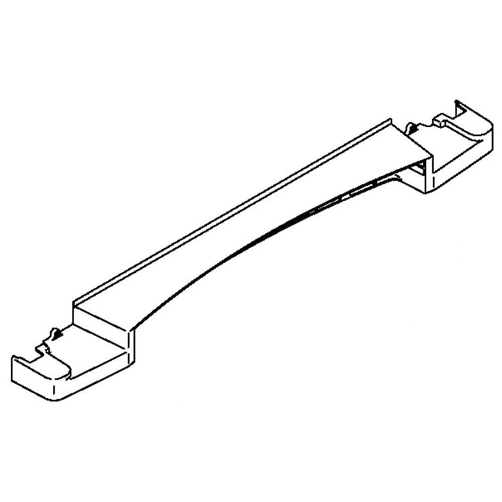 GE Part #wr74X20502, Refrigerator Toe Grille | 34.00 x 4.80 x 3.30