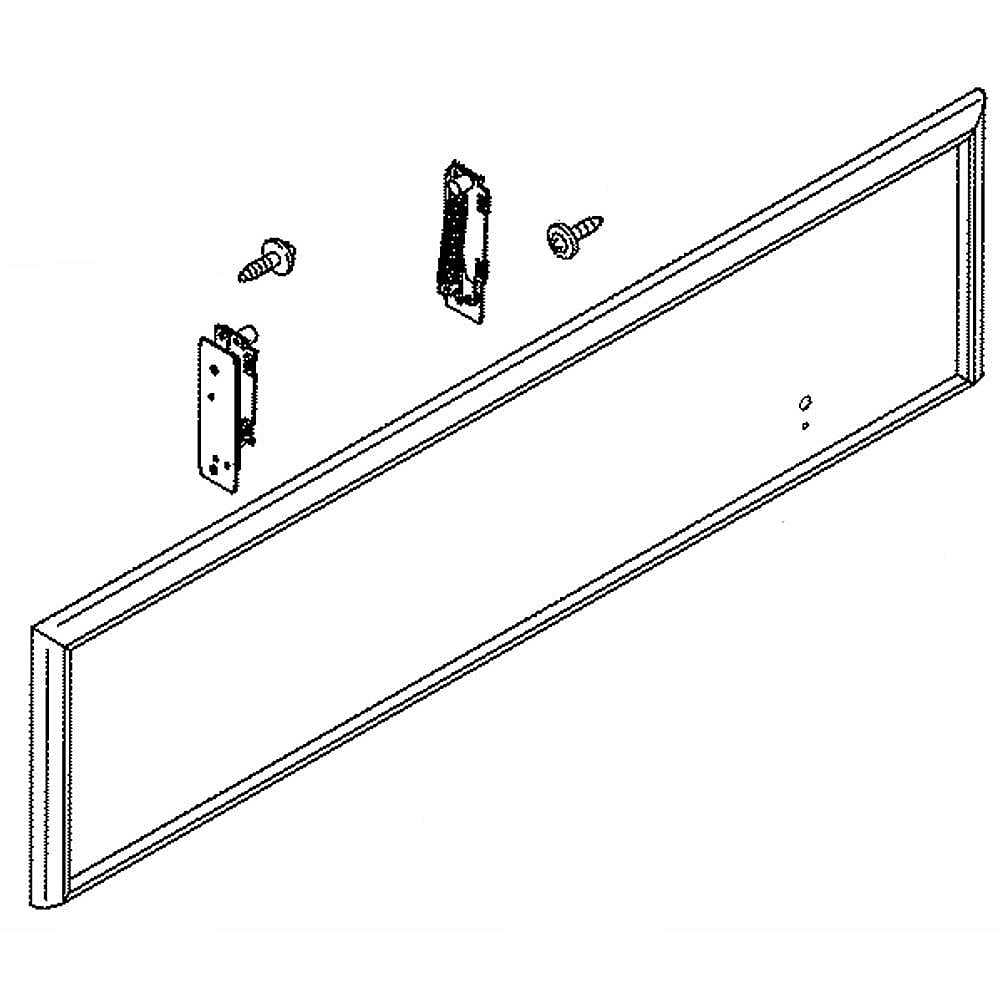 Part #wr74X30915, Refrigerator Machine Compartment Grille / 54.00 x 12.00 x 5.00