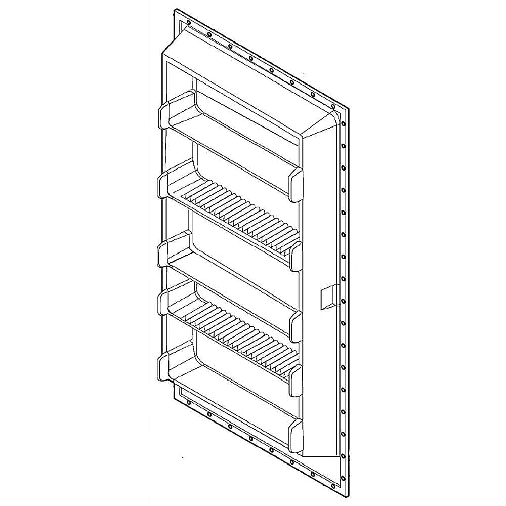 GE Part #wr77X10060, Inner Panel | 69.00 x 35.30 x 5.30