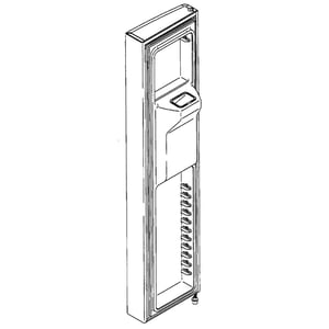 Refrigerator Freezer Door Assembly (black) WR78X10448