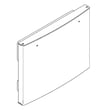 Freezer Door Foam for GE GDE20ETEBRWW - Part WR78X12249