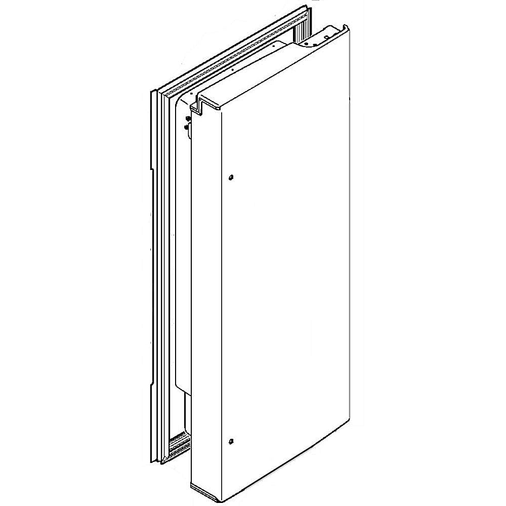 GE Part #wr78X12268, Foam Door | 43.20 x 22.40 x 12.00