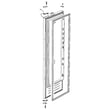 Refrigerator Door Assembly for GE PSB42YSXASS - Part WR78X12303