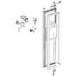Refrigerator Freezer Door Assembly (stainless) for GE PSB42YSXASS - Part WR78X12304