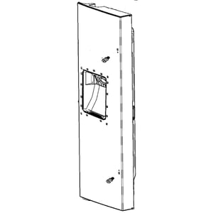 Refrigerator Door Assembly, Left (stainless) WR78X12529