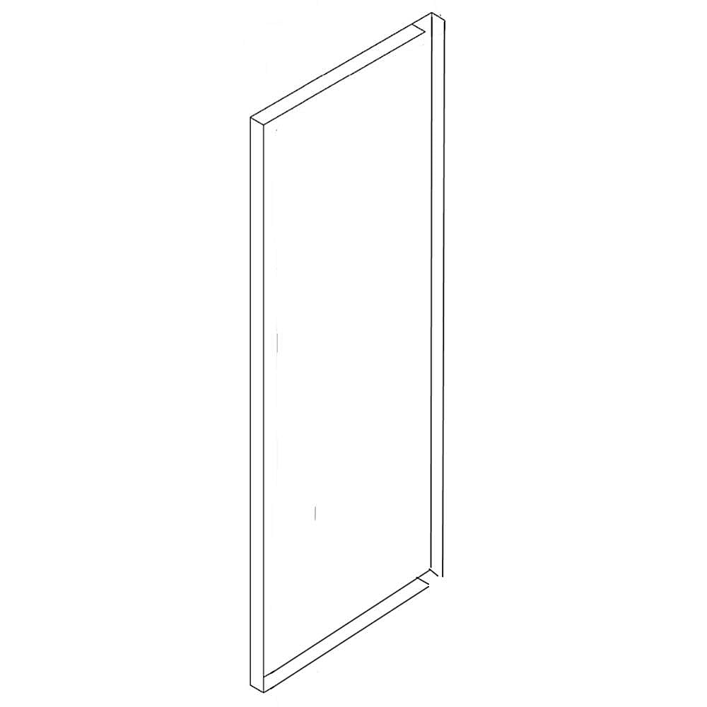 Part #wr78X12675, Refrigerator Door Skin (Stainless) / 76.00 x 37.00 x 10.00