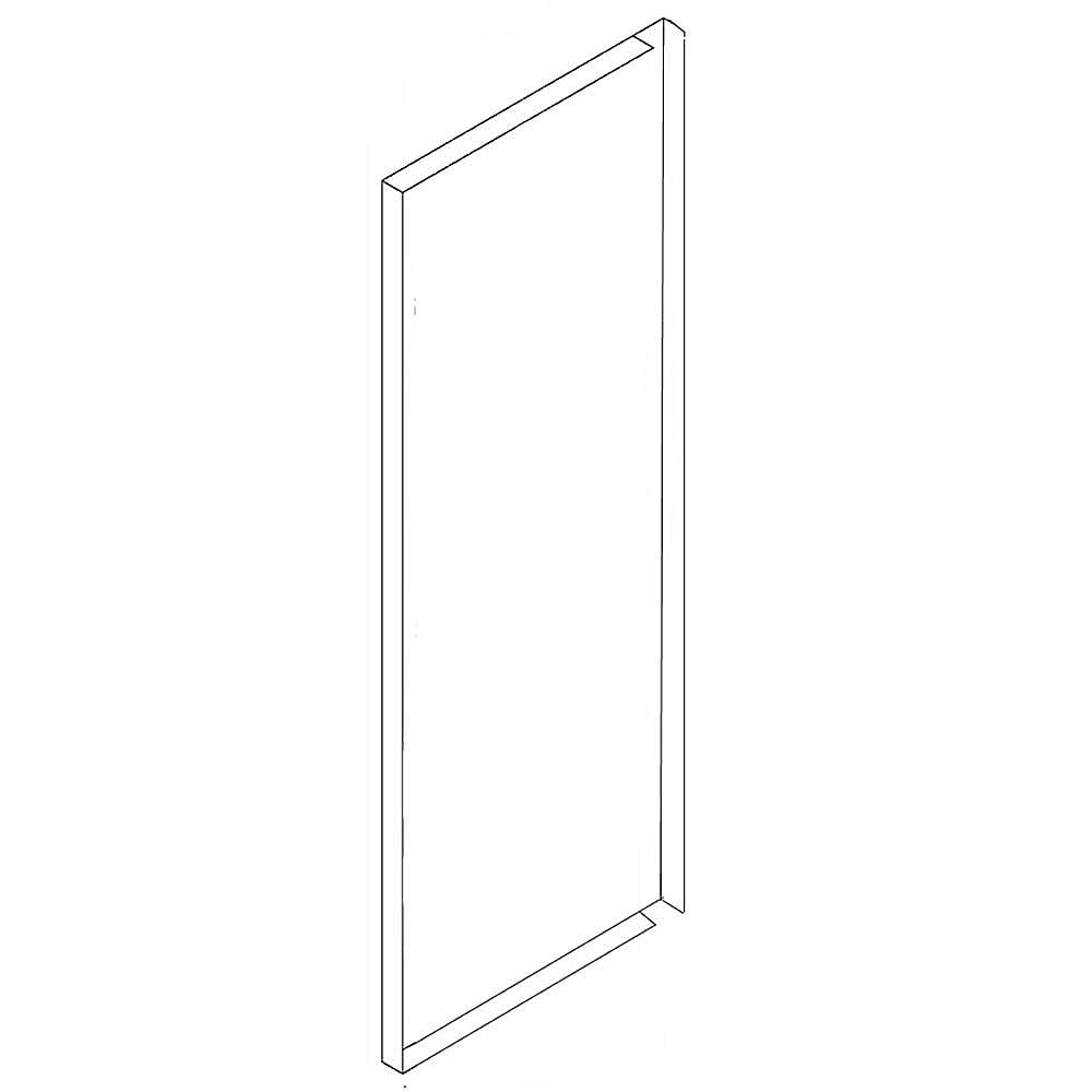 Refrigerator Freezer Door Outer Panel Stainless WR78X12747