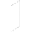 Refrigerator Freezer Door Outer Panel (stainless) for GE ZISS420DMB - Part WR78X12747