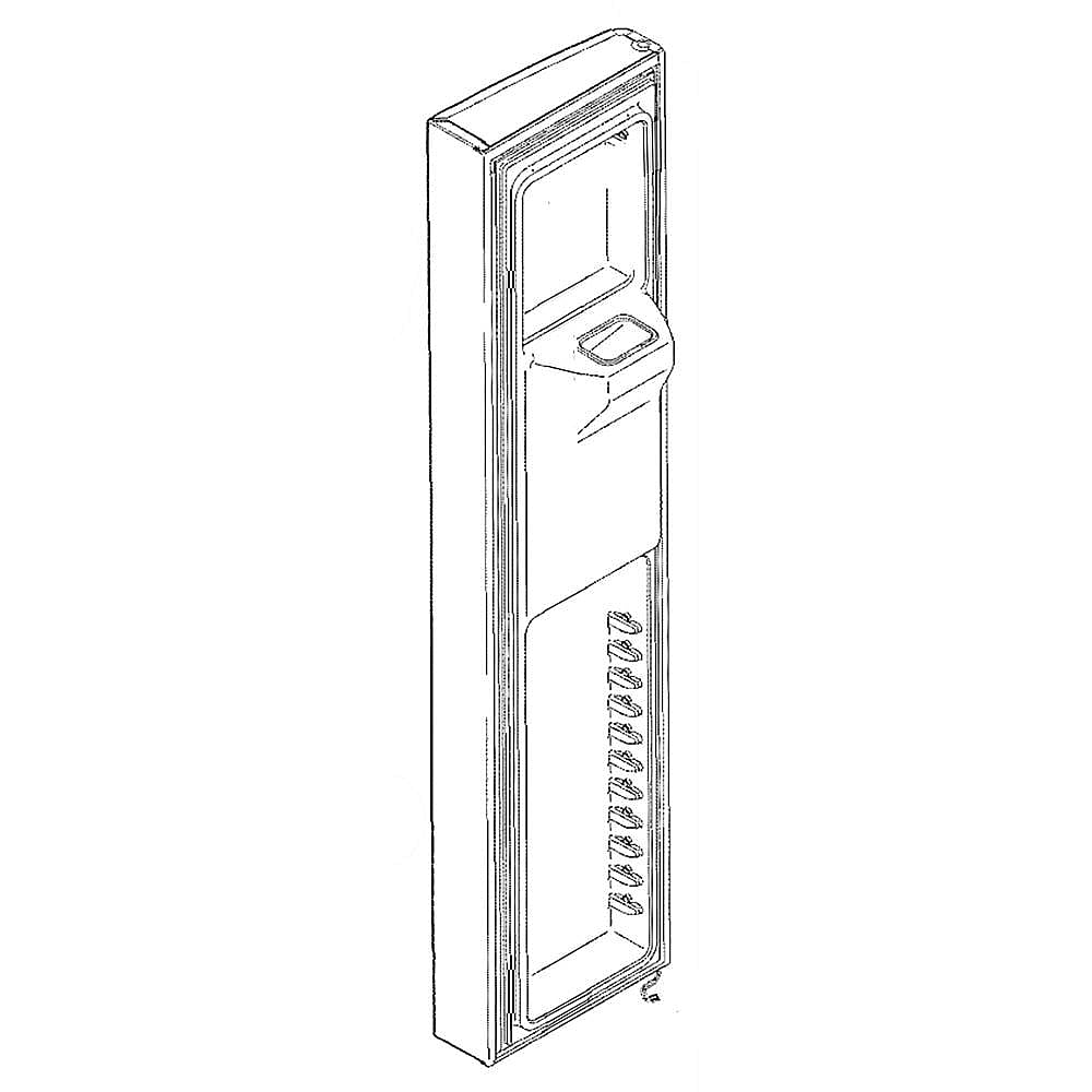 GE Part #wr78X21426, Refrirator Freezer Door Assembly | 73.00 x 19.50 x 16.00