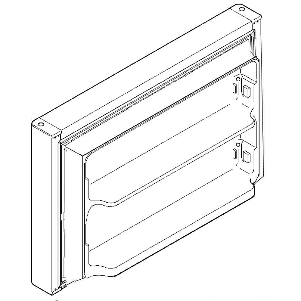 Part #wr78X23273, Refrigerator Freezer Door Assembly | 34.80 x 25.90 x 12.50
