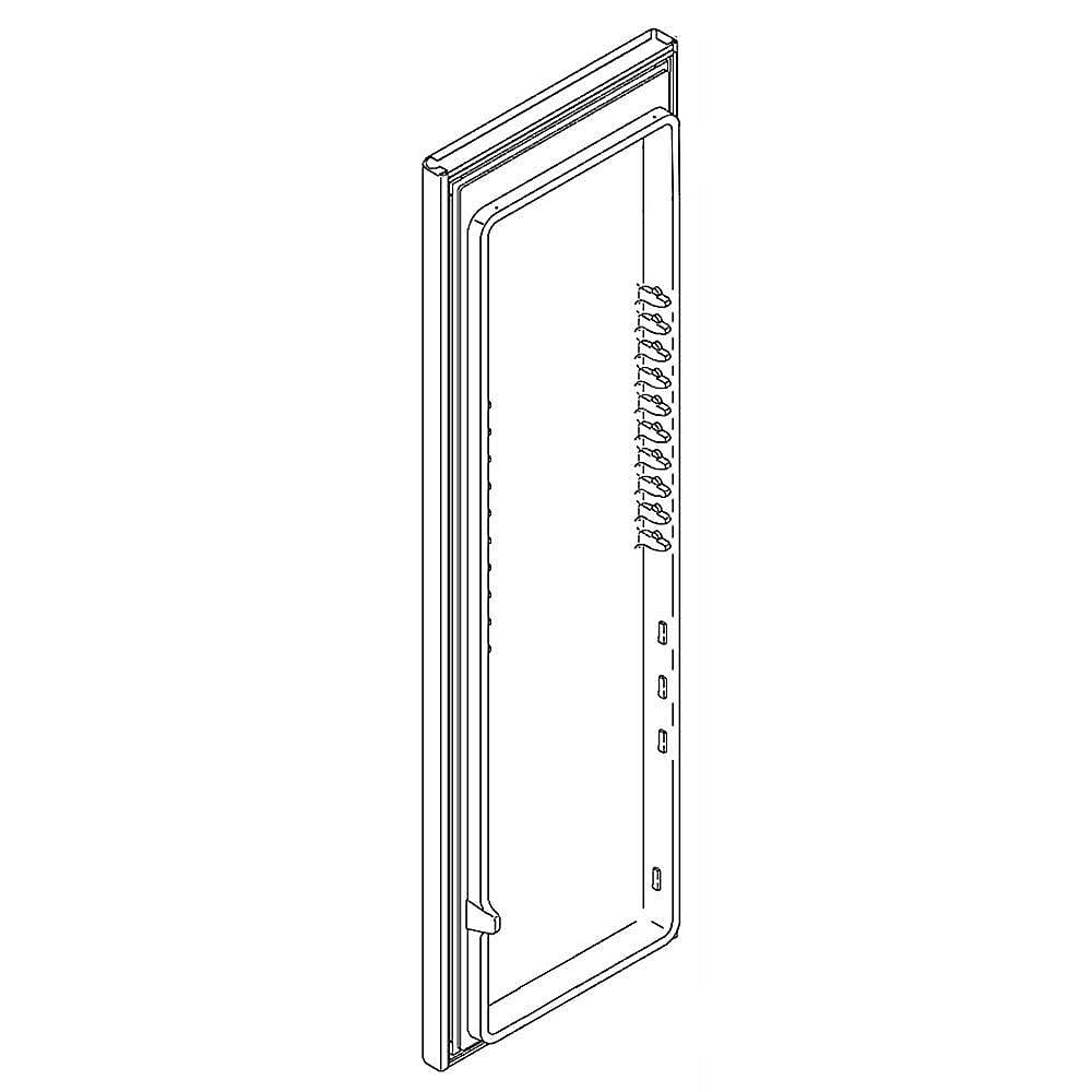 GE Part #wr78X24434, Refrirator Door Assembly | 70.00 x 25.00 x 12.60
