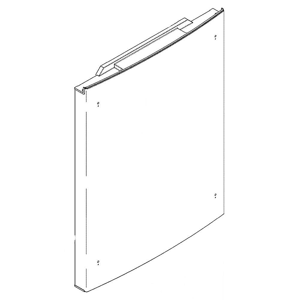 GE Part #wr78X24850, Refrirator Door Assembly | 46.00 x 38.50 x 12.40