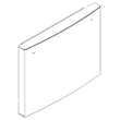 Refrigerator Freezer Door Assembly (stainless) for GE GDE25ESKJRSS - Part WR78X24854