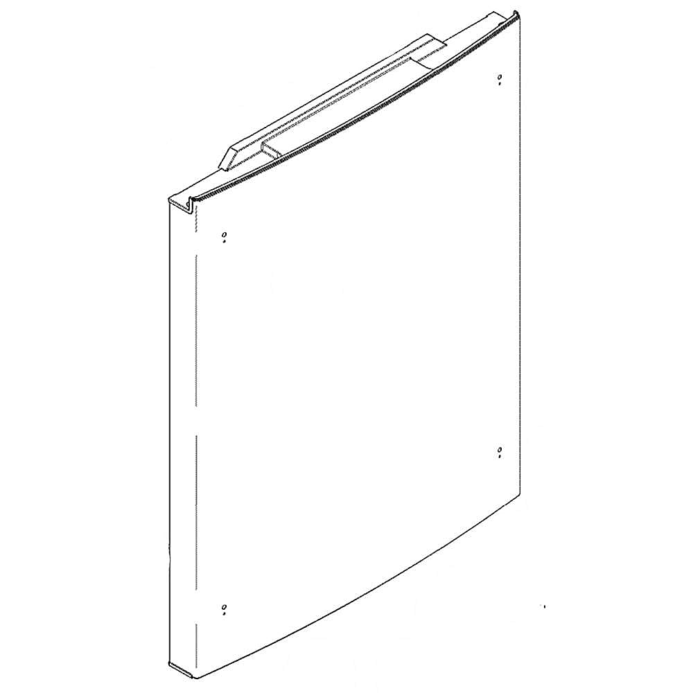 GE Part #wr78X25406, Refriartor Door Assembly | 46.00 x 38.40 x 12.40