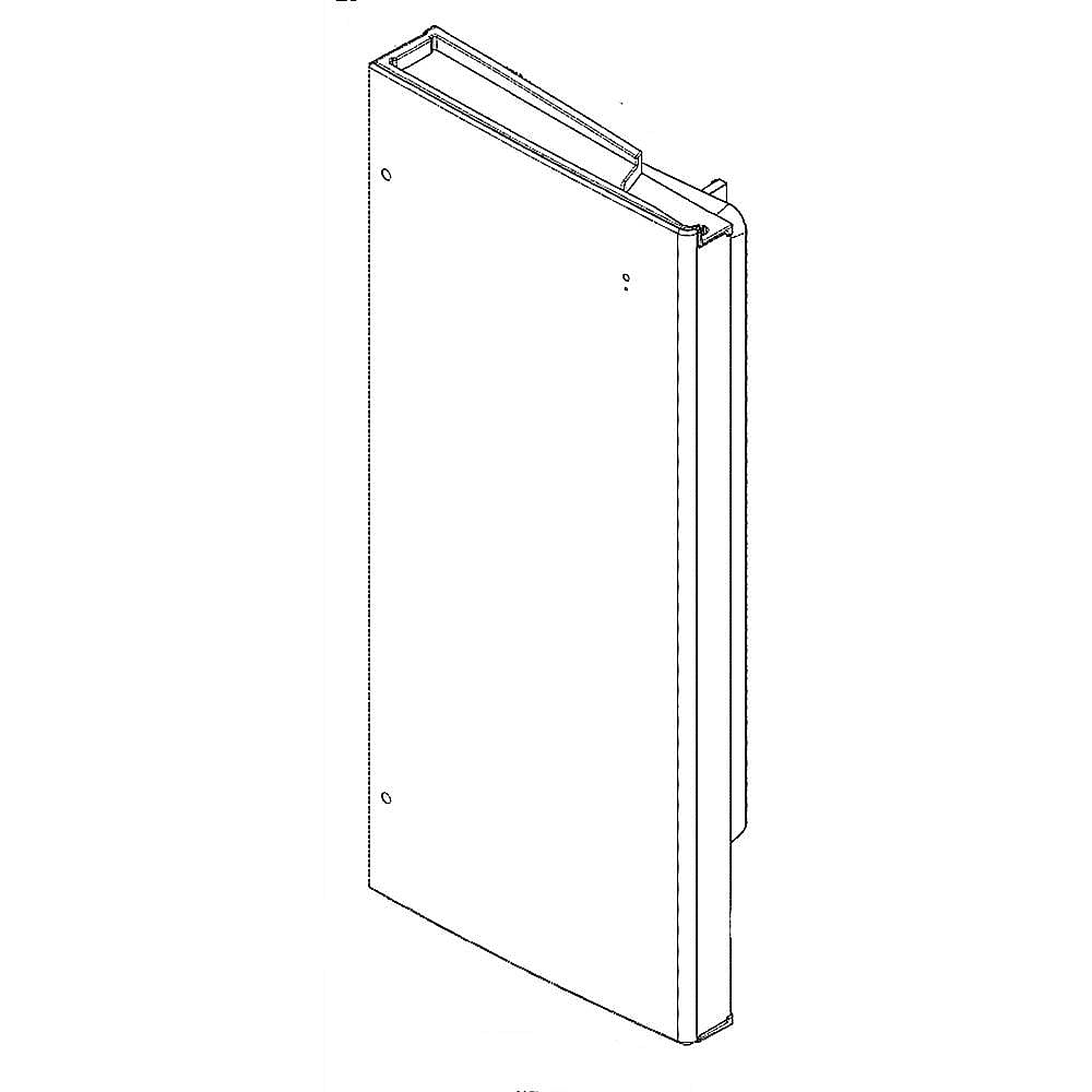 GE Part #wr78X26428, Refrigerator Door Assembly, Right | 47.60 x 22.40 x 14.90