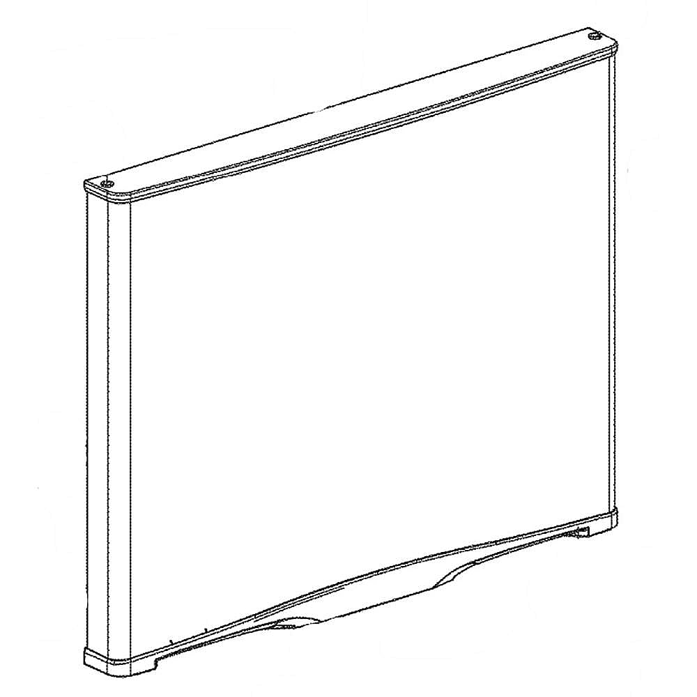 Part #wr78X27508, Ge Refrigerator Freezer Door Assembly (Stainless)