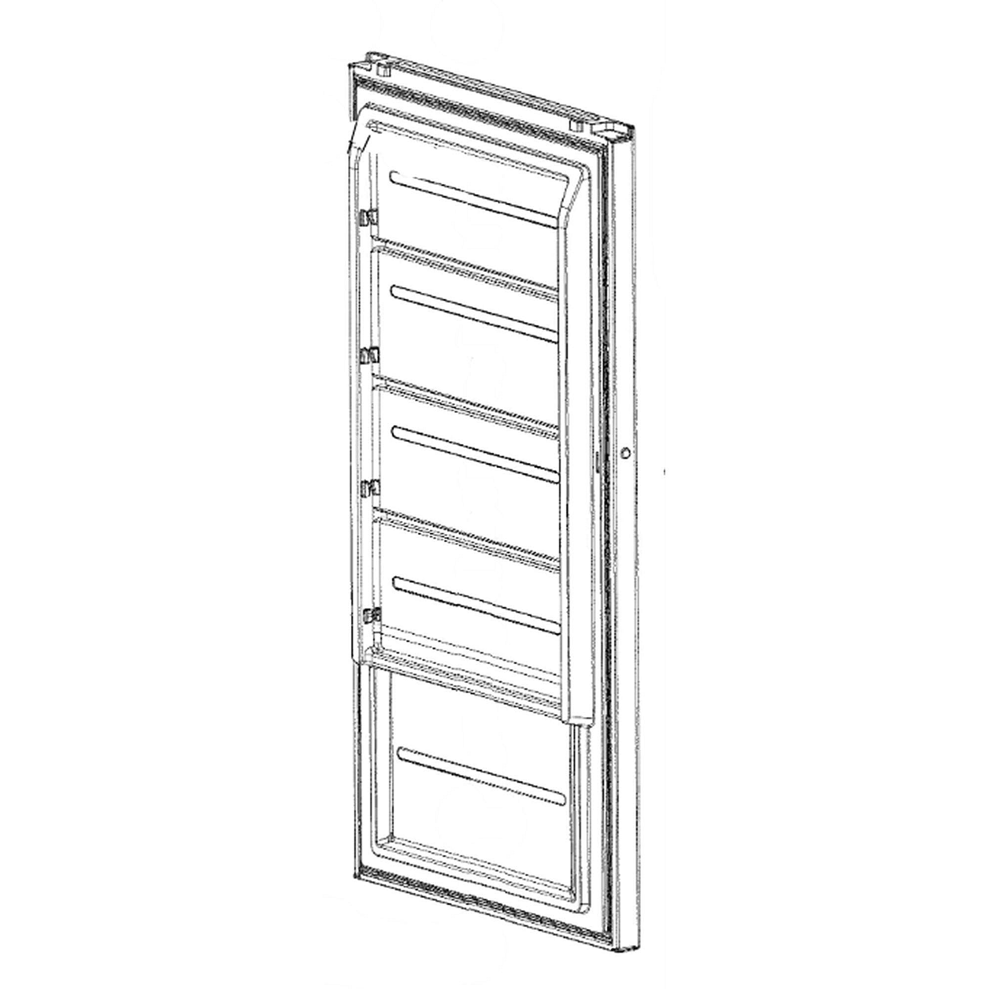 GE Part #wr78X27595, Ps Door Fz 21 White | 80.00 x 38.50 x 10.50