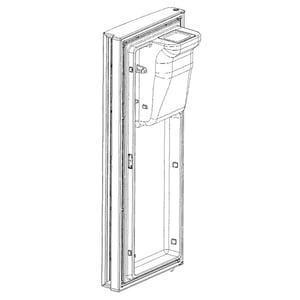 Refrigerator Door Assembly, Left (stainless) WR78X28568