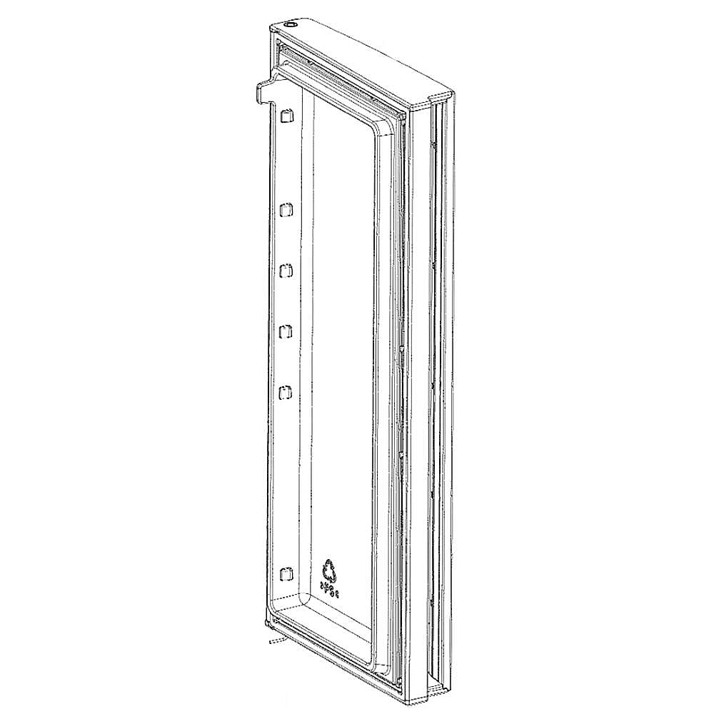 GE Part #wr78X28587, Refrirator Door Assembly, Right | 48.00 x 32.00 x 12.00