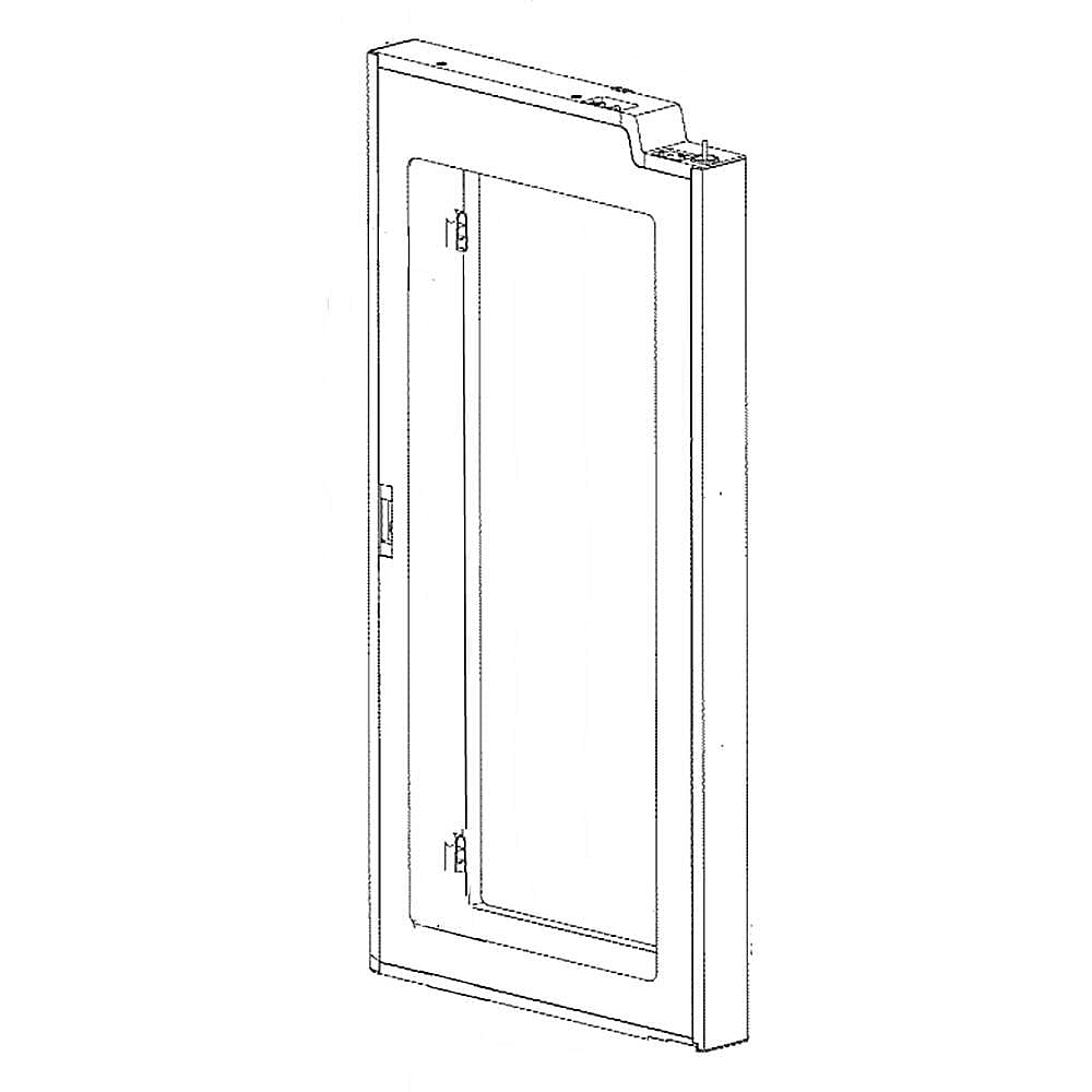 Part #wr78X31896, Refrigerator Convenience Door Inner Frame / 45.00 x 9.00 x 21.00