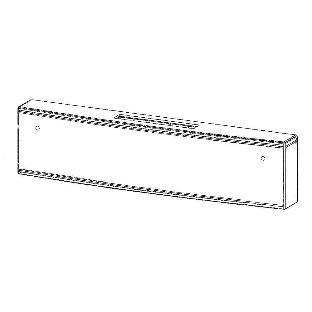 Part #wr78X32492, Refrigerator Convertible Drawer Door Assembly (Stainless) / 45.00 x 17.00 x 8.50