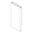 G.e. Refrigerator Door Assembly, Right (stainless) for GE PYE22PYNEFS - Part WR78X32586