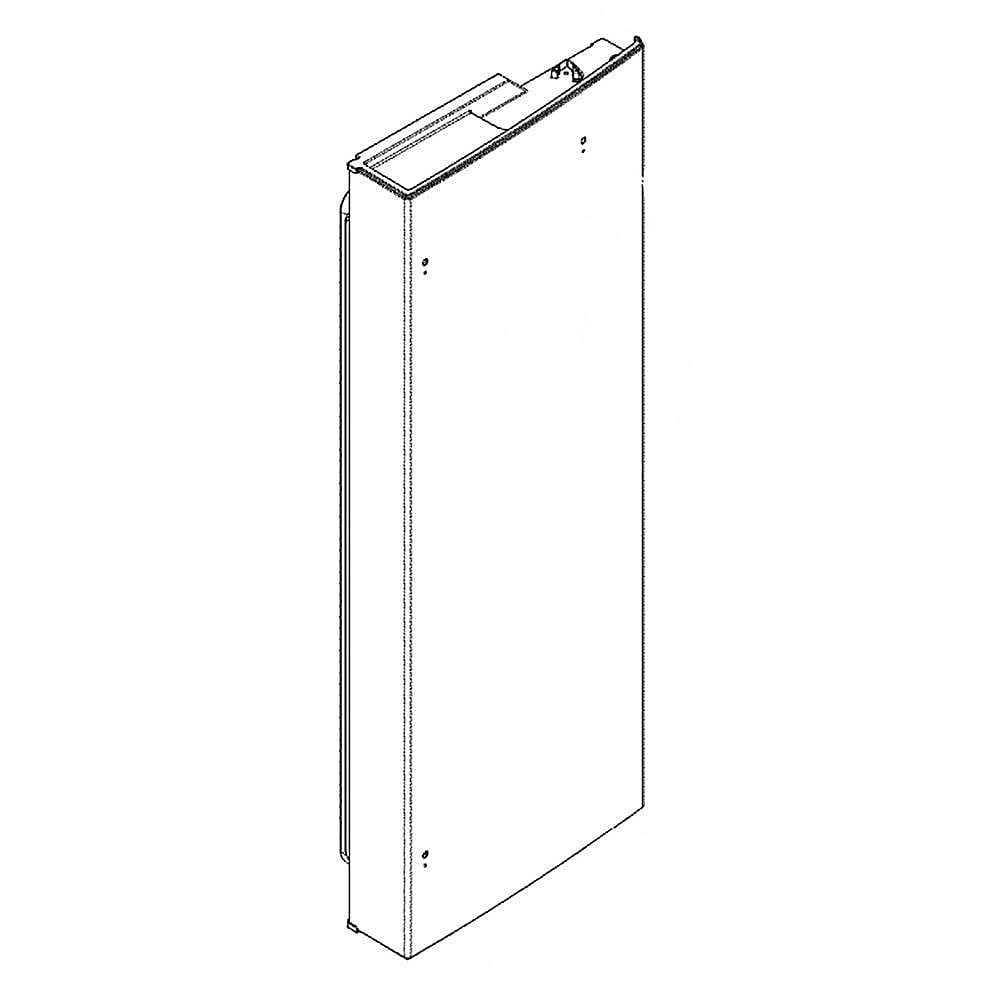 Part #wr78X33845, G.e. Refrigerator Door Assembly (Stainless) / 51.00 x 12.50 x 31.00