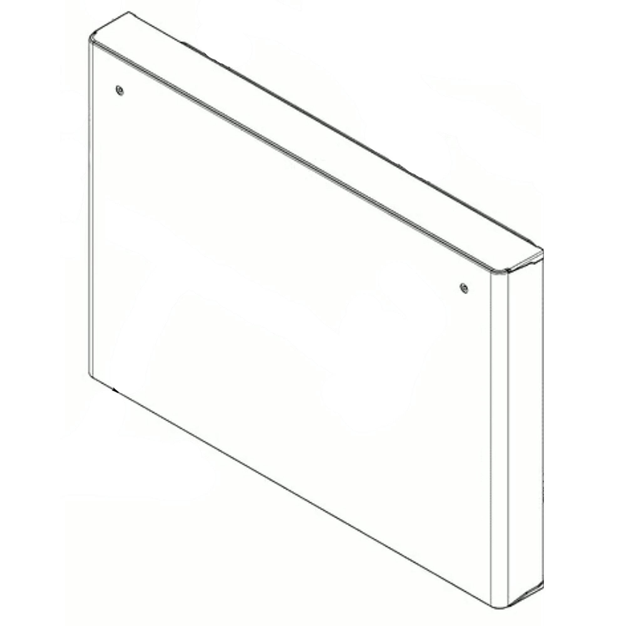 Part #wr78X37410, Freezer Drawer Front - White Slate