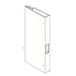 Refrigerator Door - Left Hand Non Dispenser Stainless Steel for GE PWE23KYNCFS - Part WR78X37453