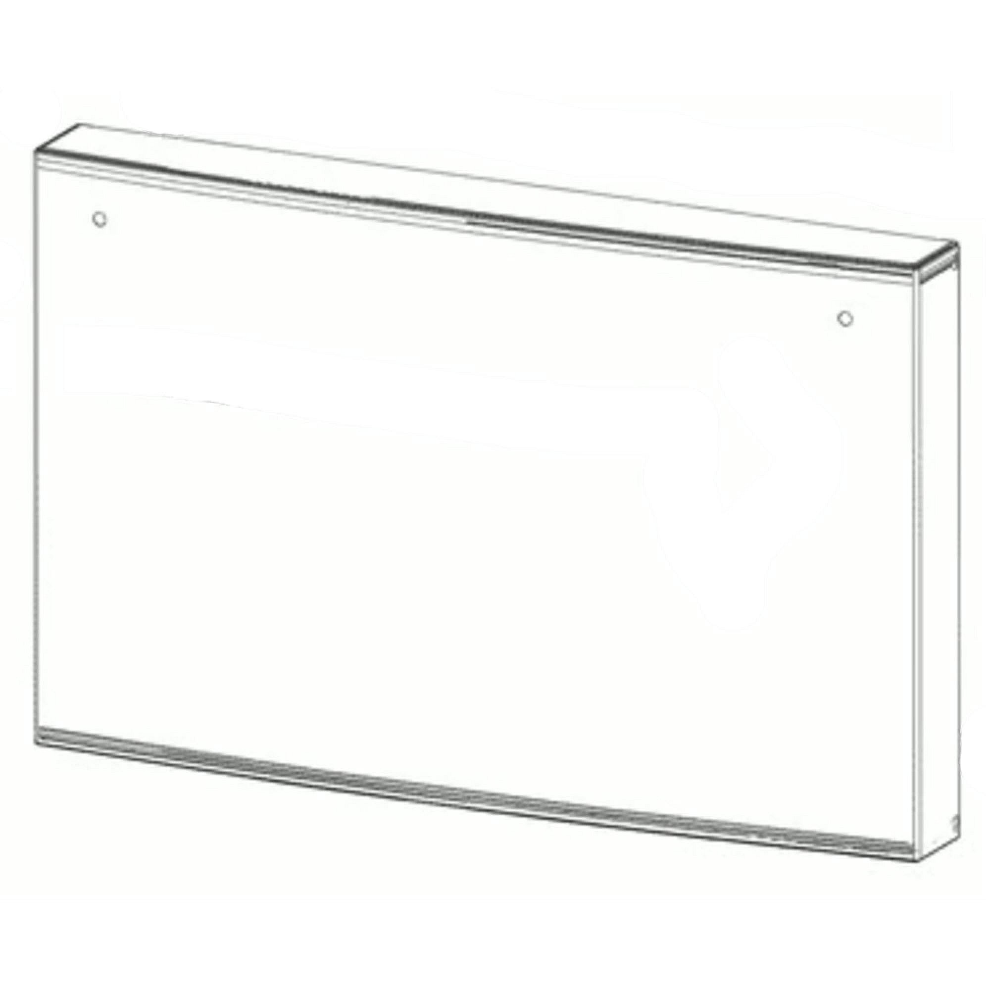 Part #wr78X41549, Refrigerator Freezer Door Assembly (Stainless) (Replaces Wr78X31905)