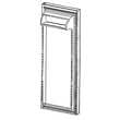 Refrigerator Door Assembly for GE BIS42CKB - Part WR78X8154