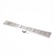 Wine Cooler Toe Grille (stainless) for GE ZDWI240WBII - Part WR79X10030