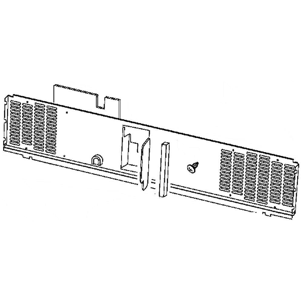 GE Part #wr82X10098, Refrigerator Access Cover | 30.00 x 17.80 x 2.80