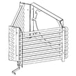 Refrigerator Condenser Coil for GE ZICS360NRELH - Part WR84X10030