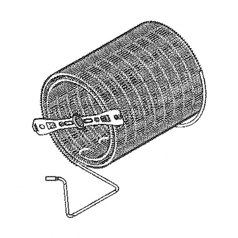 GE Part #wr84X10105, Refrigerator Condenser | 10.10 x 9.40 x 8.40