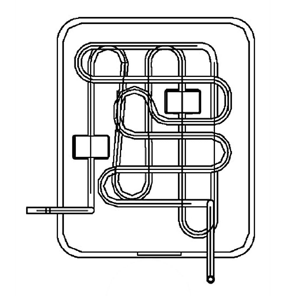 Part #wr84X25077, Refrigerator Discharge Tube