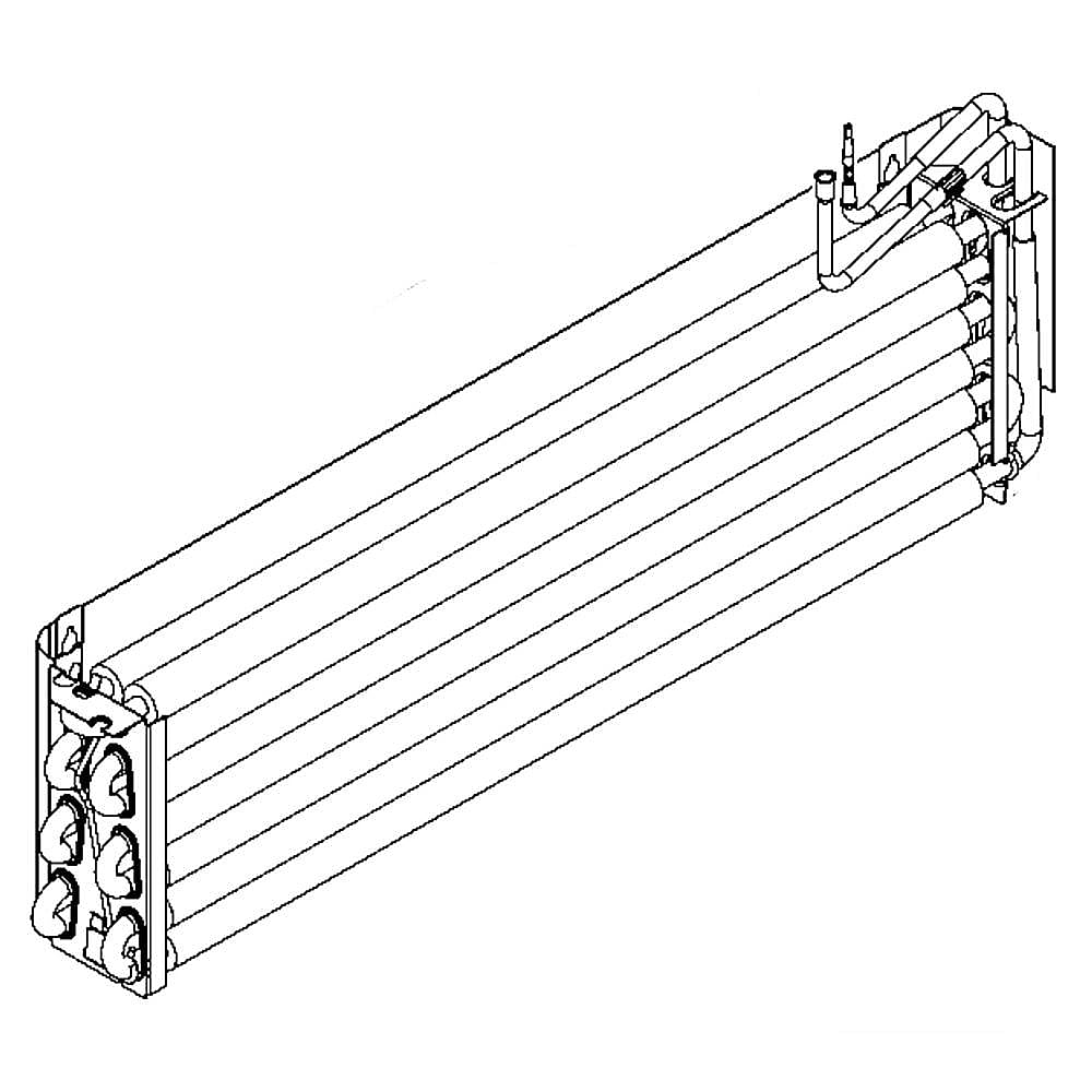 GE Part #wr85X10087, Refrigerator Low Side Assembly | 32.30 x 16.00 x 5.00