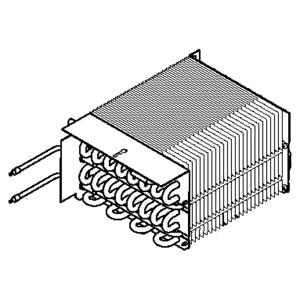 GE Part #wr85X10116, Refrirator Evaporator | 16.70 x 10.80 x 10.70
