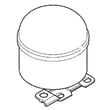 Compressor for GE FUF20DPDRWH - Part WR87X10122