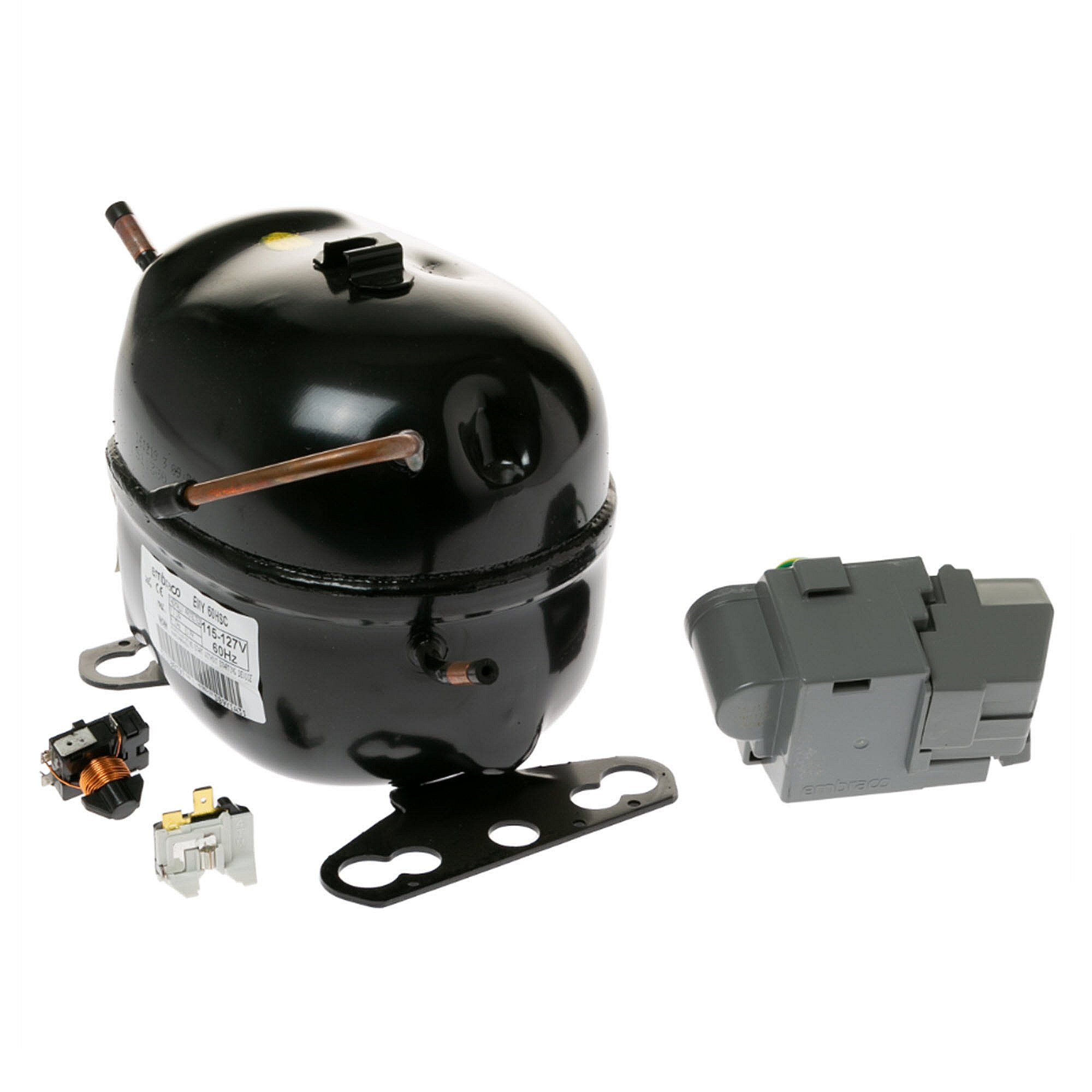 GE Part #wr87X23899, Compressor Emy60 Asm | 10.50 x 9.10 x 9.90