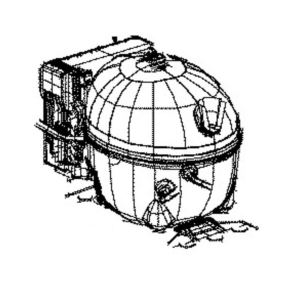 GE Part #wr87X31725, Refrirator Compressor