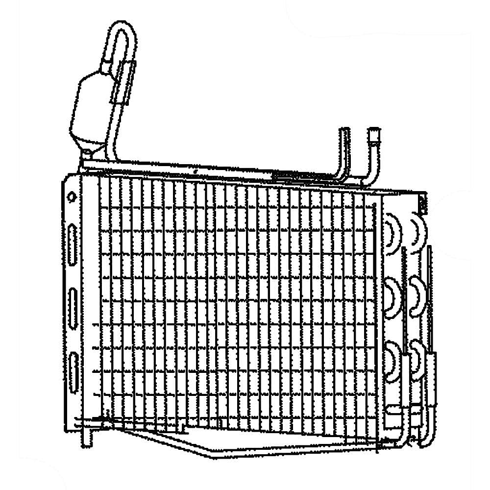 Part #wr87X32185, Evaporator / 27.50 x 16.00 x 3.50